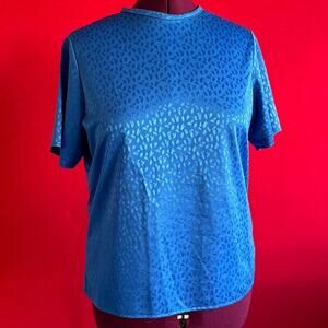 Blair Vintage Blue Blouse Size Extra Large